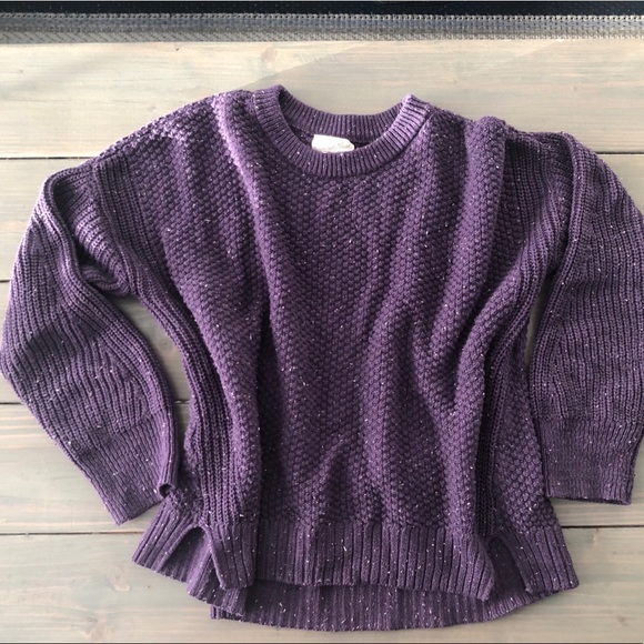 Universal Thread Sweaters - Universal Thread Purple Speckled Pullover